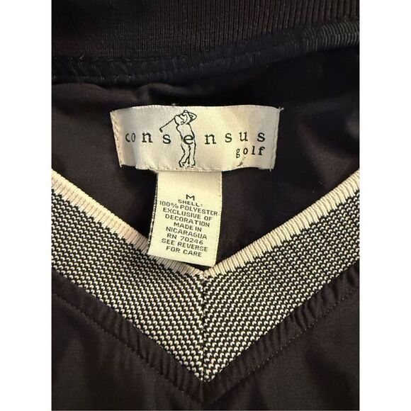 Consensus Golf Men’s Activewear Wind Breaker Pullover Sz. M Gray - Picture 8 of 9